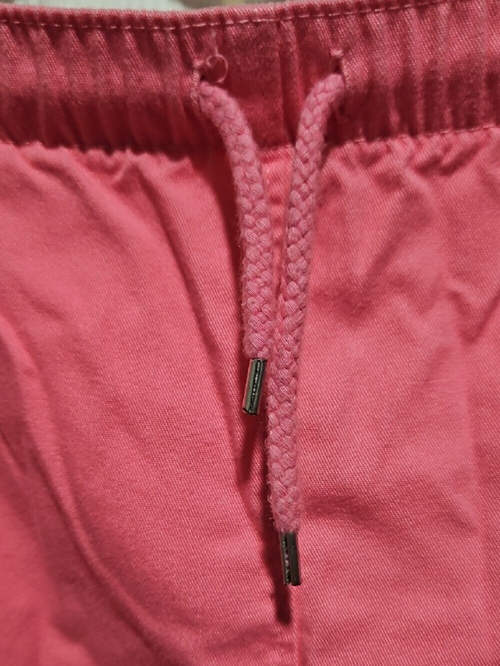 Coral Bay Pink Elastic-Waist Bermuda Shorts - Picture 3 of 5